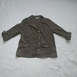 Brown Croft & Barrow Cargo Blazer